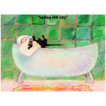 Bathing with Kitty